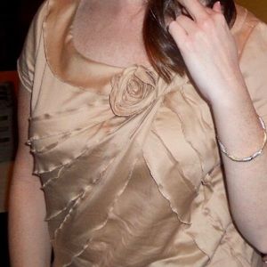 ❤️Rose flower Talbots ladylike 100% cotton top❤️